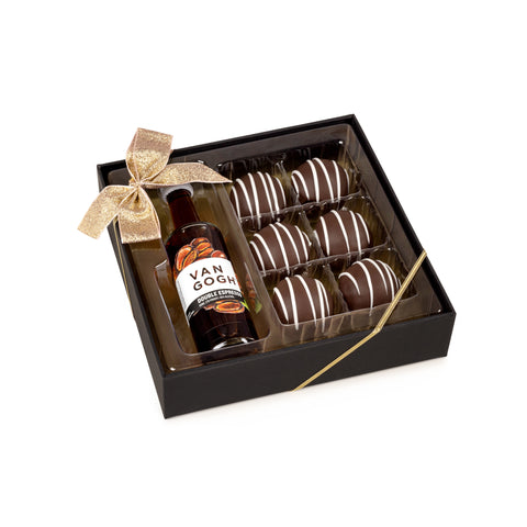 6 PcPops/Double Espresso Vodka Combo Gift Set